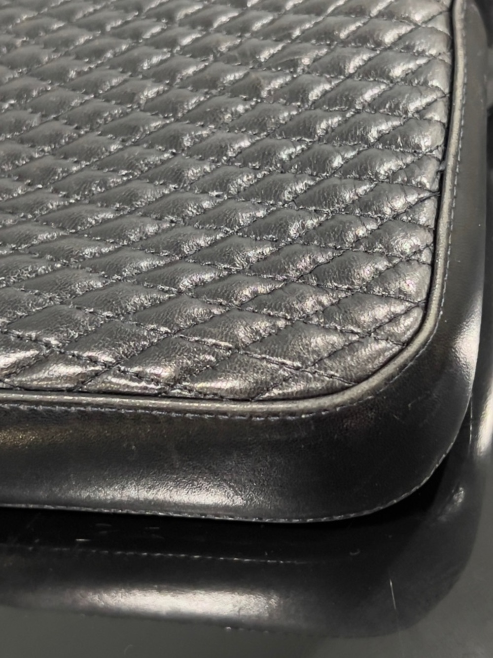 Vintage Bally Small Luxury Designer Quilted Leather - Picture 3 of 10